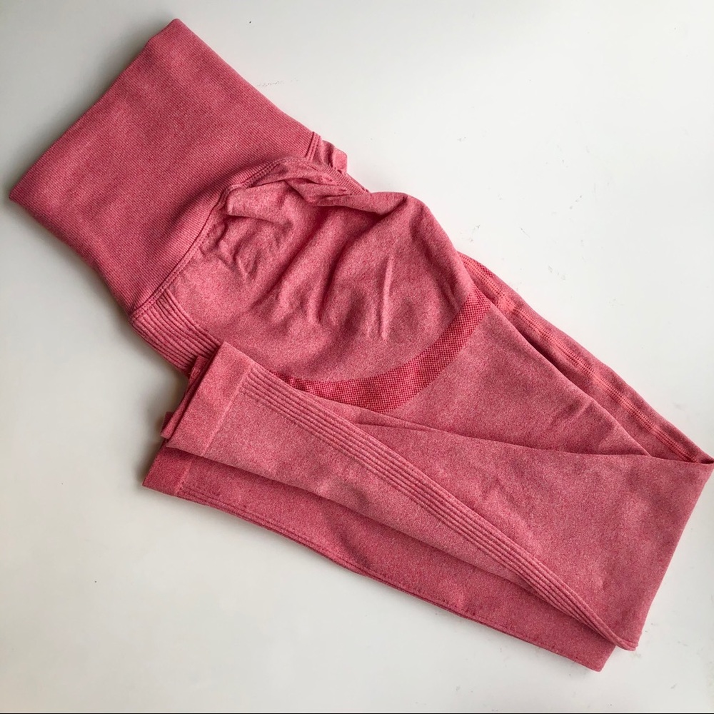 Bubble Butt Pink Seamless High Waist Leggings - Picture 14 of 16
